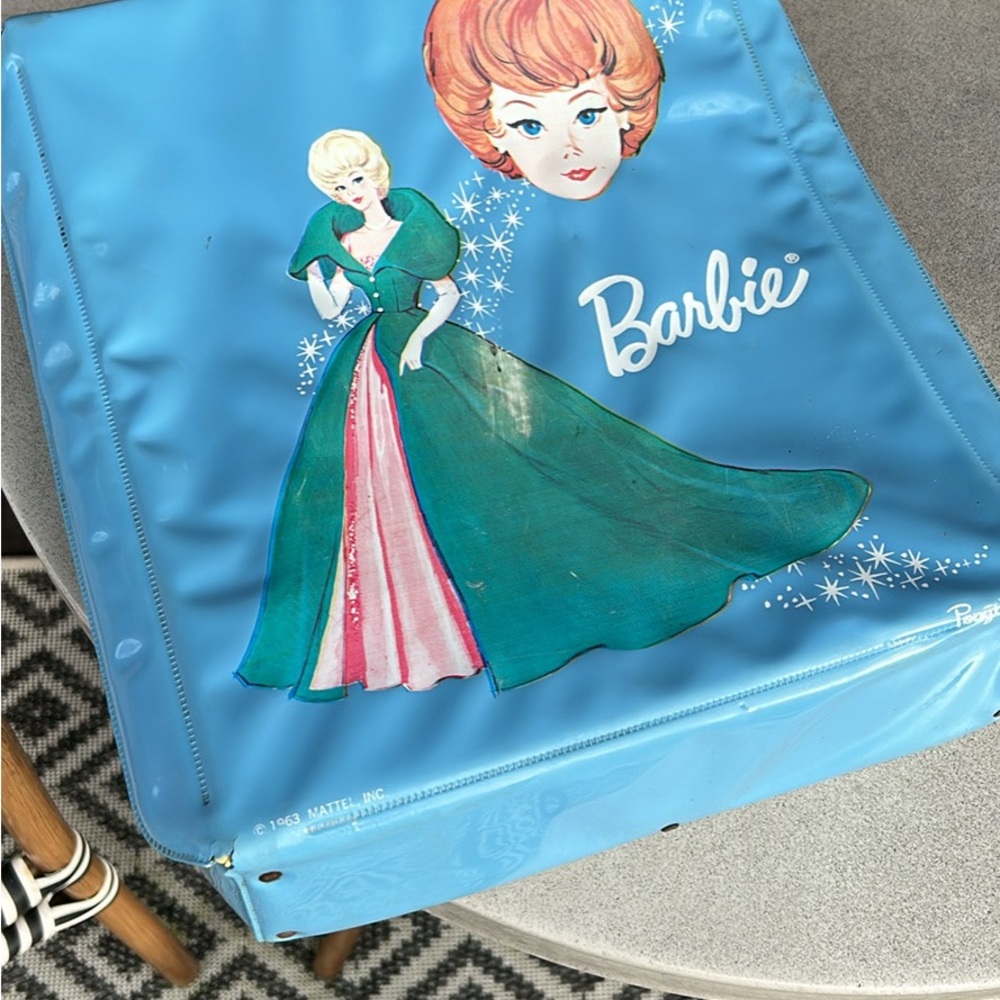 Barbie Blue and Green Illustrated Case